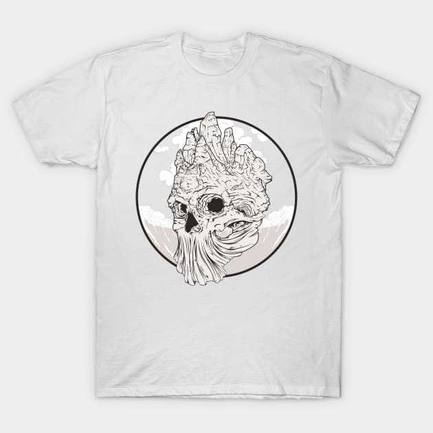 Rock skull T-Shirt by juliusllopis